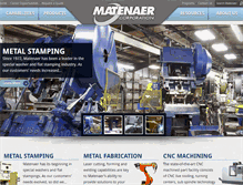 Tablet Screenshot of matenaer.com